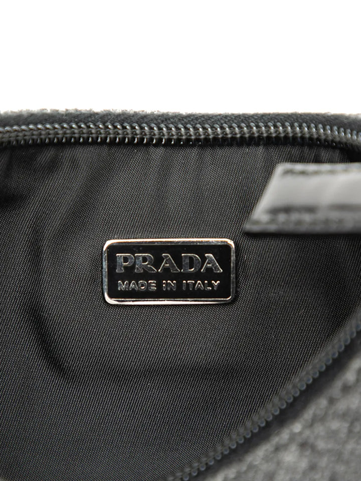 Prada Pre Owned 2013 2025 Wool Sport Shoulder Bag — Same as shown — Size One Size — Lifestyle View