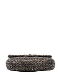 Chanel Pre Owned 2011 Medium Classic Tweed Double Flap Shoulder Bag — Same as shown — Size One Size — Top View