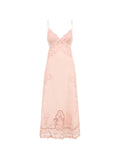 Farm Rio Eyelet Embroidery Sleeveless Dress — Pink — Size XS — Front View