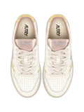 Autry Medalist Lace-Up — White — Size US M 3.5 - US W 5 — Top View