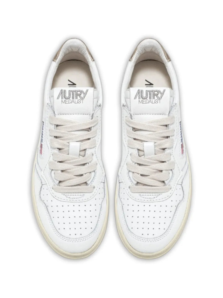 Autry Medalist — White — Size US M 3.5 - US W 5 — Top View