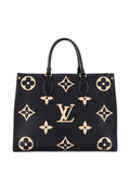 Louis Vuitton Pre Owned Onthego Tote Bicolor Monogram Empreinte Giant Mm Shoulder Bag — Same as shown — Size One Size — Side View