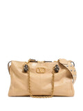 Valentino Garavani Chevron Feline Shoulder Bag — Same as shown — Size One Size — Front View