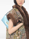 Valentino Garavani Small Devain Metallic Vlogo Shoulder Bag — Same as shown — Size One Size — Back View