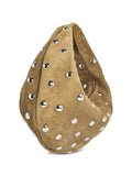 Khaite Scale Pattern Studded Olivia Shoulder Bag — Same as shown — Size One Size — Back View