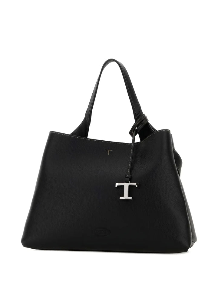 Tods Leather Tote Bag — Same as shown — Size One Size — Back View