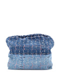 Chanel Pre Owned 22 Chain Denim With Sequins Medium Hobo Bag — Same as shown — Size One Size — Side View