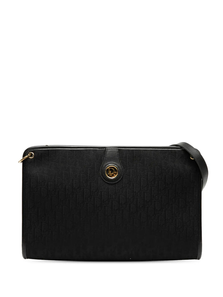Christian Dior Pre Owned 20Th Century Diorissimo Trotter Canvas Shoulder Bag — Same as shown — Size One Size — Front View