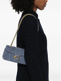 Coach Quilted Chain Shoulder Bag — Same as shown — Size One Size — Side View