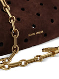 Manu Atelier Mini Cylinder Perforated Shoulder Bag — Same as shown — Size One Size — Detail View