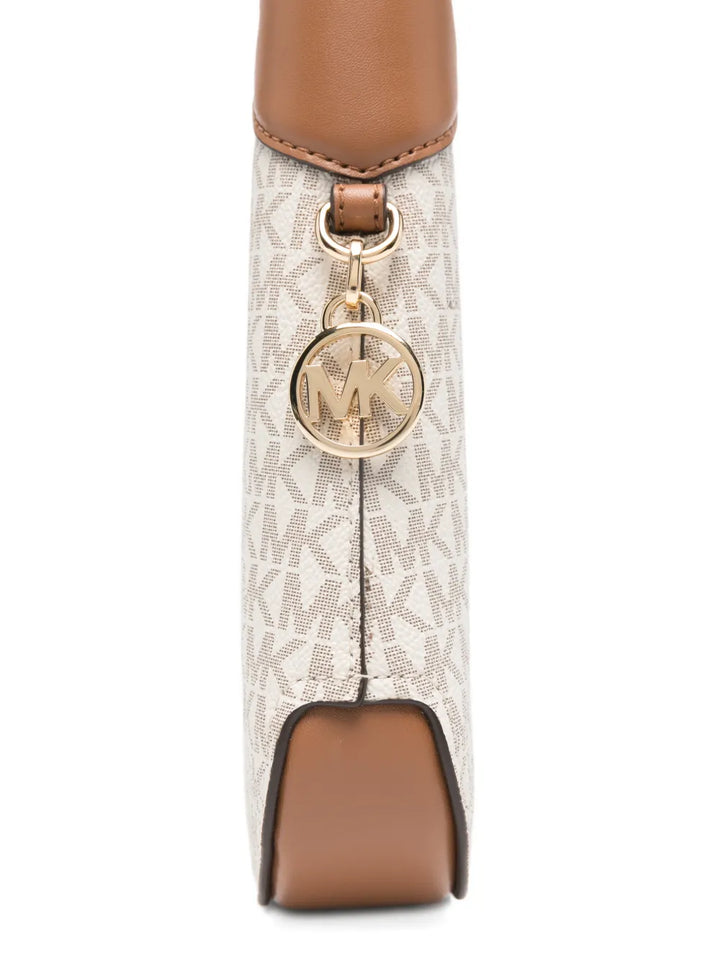 Michael Michael Kors Alice Logo Charm Shoulder Bag — Same as shown — Size One Size — Top View