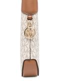 Michael Michael Kors Alice Logo Charm Shoulder Bag — Same as shown — Size One Size — Top View