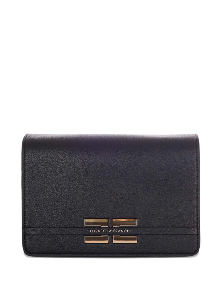 Elisabetta Franchi Logo Applique Shoulder Bag — Same as shown — Size One Size — Front View