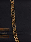 Elisabetta Franchi Logo Applique Shoulder Bag — Same as shown — Size One Size — Back View
