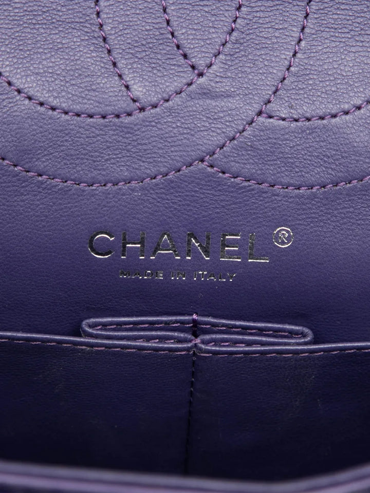 Chanel Pre Owned 2010 2011 Quilted Lambskin Reissue 255 Double Flap 226 Shoulder Bag — Same as shown — Size One Size — Lifestyle View