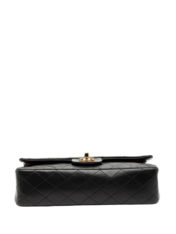 Chanel Pre Owned 1989 1991 Medium Classic Lambskin Double Flap Shoulder Bag — Same as shown — Size One Size — Top View