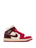 Nike Air Jordan 1 Mid — Red — Size US M 3.5 - US W 5 — Front View