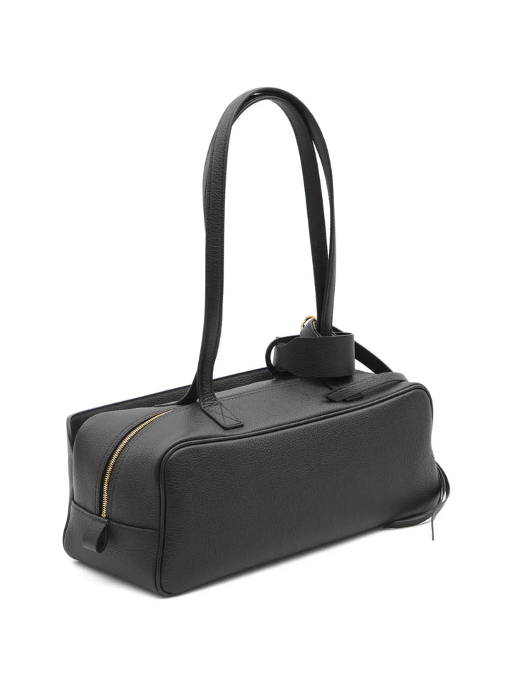 Balenciaga Top Handle Embossed Bowling Bag — Same as shown — Size One Size — Side View