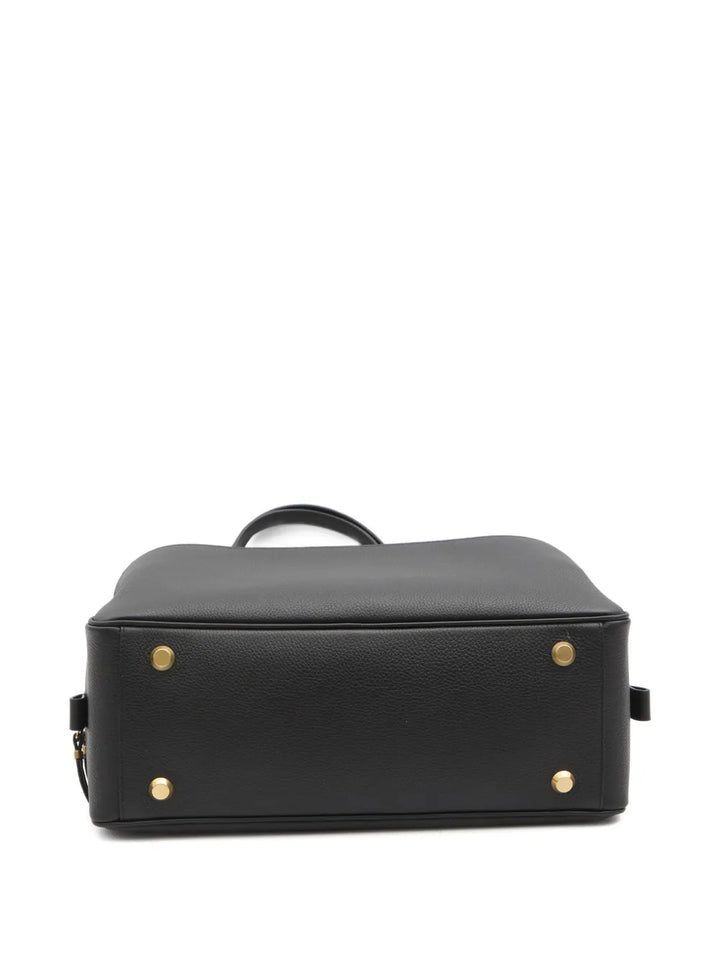 Balenciaga Top Handle Embossed Bowling Bag — Same as shown — Size One Size — Back View