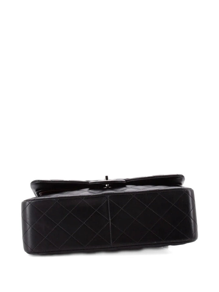 Chanel Pre Owned Classic Double Flap Bag Quilted Lambskin Jumbo Shoulder Bag — Same as shown — Size One Size — Top View