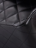 Chanel Pre Owned Classic Double Flap Bag Quilted Lambskin Jumbo Shoulder Bag — Same as shown — Size One Size — Detail View