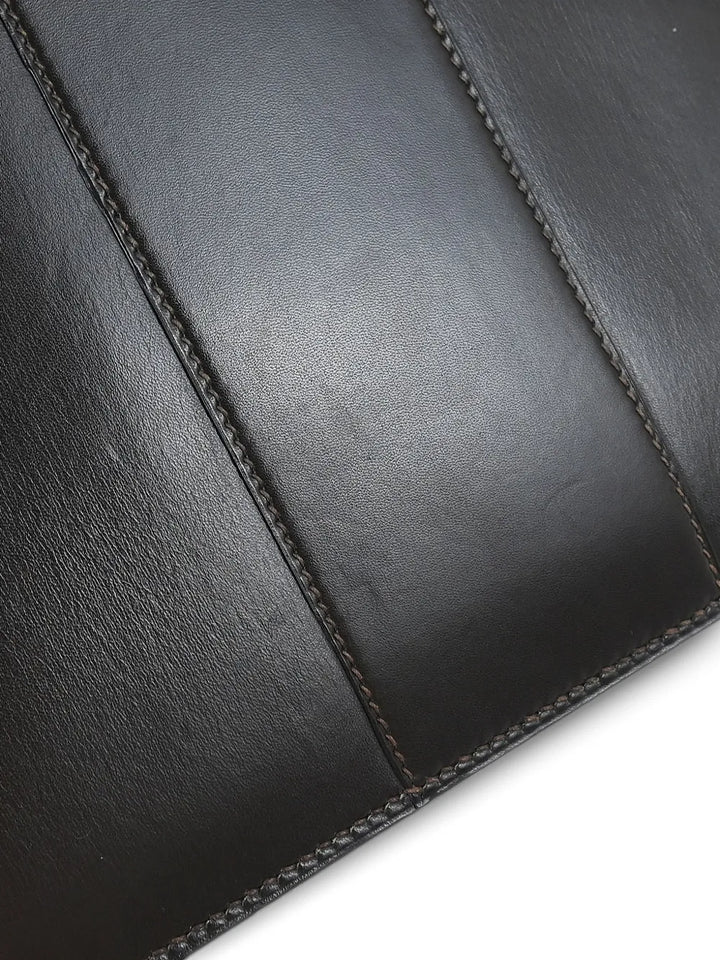 Hermes Pre Owned 1975 Box Calf 2Way Shoulder Handbag — Same as shown — Size One Size — Detail View