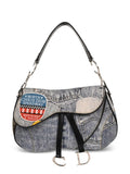 Christian Dior Pre Owned 2001 Double Saddle Shoulder Bag — Same as shown — Size One Size — Front View