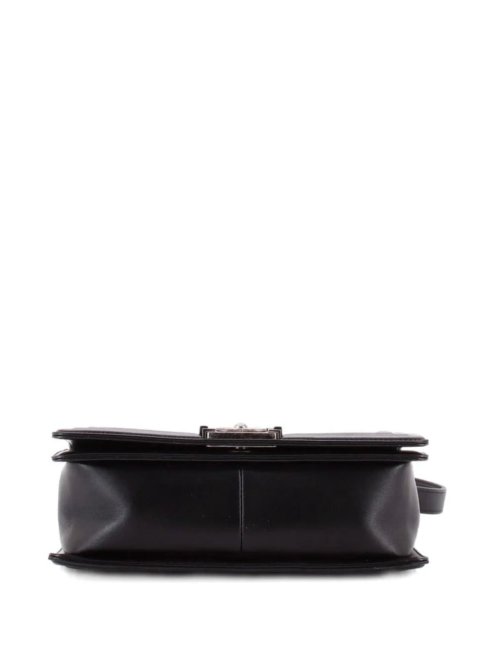 Chanel Pre Owned Boy Flap Bag Quilted Lambskin Old Medium Shoulder Bag — Same as shown — Size One Size — Top View