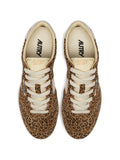 Autry Windspin Leopard-Print — Brown — Size US M 3.5 - US W 5 — Back View
