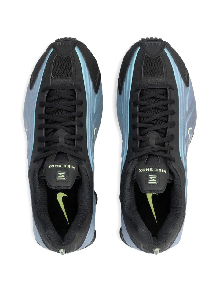 Nike Shox R4 Perforated-Detail — Blue — Size US M 3.5 - US W 5 — Back View