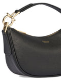 Ferragamo Textured Horseshoe Shoulder Bag — Same as shown — Size One Size — Back View