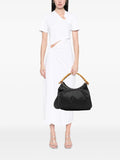 Gucci Pre Owned 2000 2015 Gg Canvas Bamboo Studded Hobo Bag — Same as shown — Size One Size — Side View