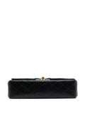 Chanel Pre Owned 1994 1996 Medium Classic Lambskin Double Flap Shoulder Bag — Same as shown — Size One Size — Top View