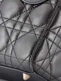 Christian Dior Pre Owned My Abcdior Lady Dior Bag Metallic Cannage Quilt Leather Shoulder Bag — Same as shown — Size One Size — Detail View