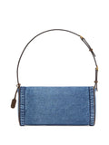 Valentino Garavani Small Devain Denim Shoulder Bag — Same as shown — Size One Size — Top View