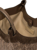 Gianni Chiarini Dua Woven Shoulder Bag — Same as shown — Size One Size — Back View
