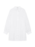 Anine Bing Mariane Broderie Anglaise Dress — White — Size XS — Front View