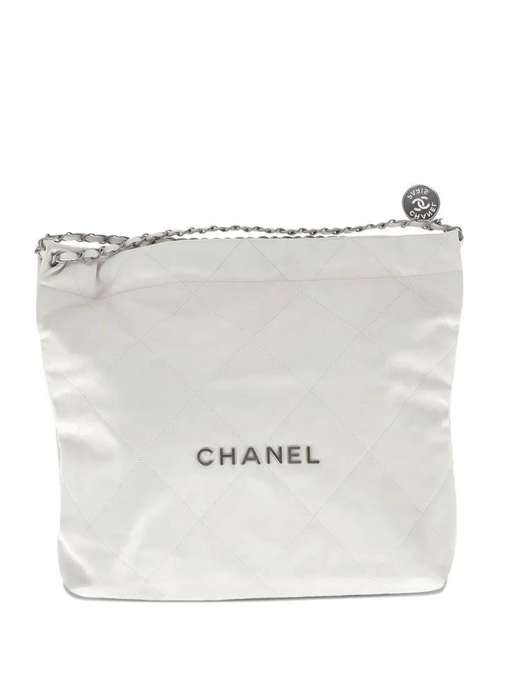 Chanel Pre Owned Quilted Chain Link Small 22 Bag — Same as shown — Size One Size — Front View