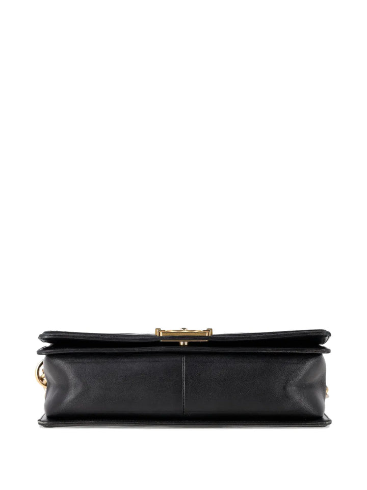 Chanel Pre Owned Medium New Boy Quilted Shoulder Bag — Same as shown — Size One Size — Top View