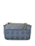 Christian Dior Pre Owned Small Caro Denim Shoulder Bag — Same as shown — Size One Size — Side View