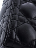 Christian Dior Pre Owned Lady Dior Bag Cannage Quilt Lambskin Micro Shoulder Bag — Same as shown — Size One Size — Detail View
