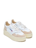 Autry Medalist Platform — White — Size US M 3.5 - US W 5 — Side View