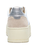 Autry Medalist Platform — White — Size US M 3.5 - US W 5 — Top View