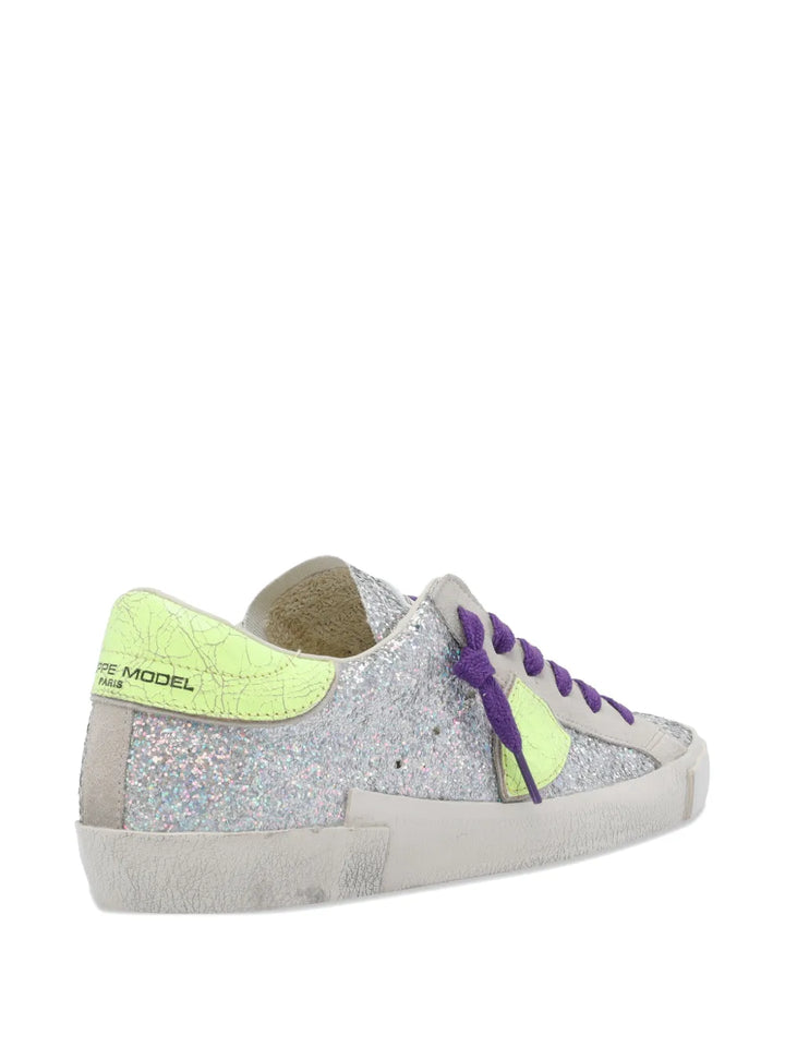 Philippe Model Paris Glitter Logo — Same as shown — Size US M 3.5 - US W 5 — Side View
