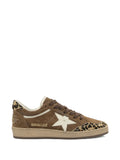 Golden Goose Ball Star Leopard — Brown — Size US M 3.5 - US W 5 — Front View