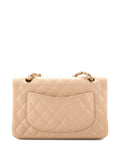 Chanel Pre Owned Classic Double Flap Bag Quilted Caviar Small Shoulder Bag — Same as shown — Size One Size — Side View