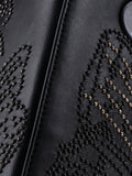 Christian Dior Pre Owned Butterfly Lady Dior Bag Embroidered And Beaded Leather Medium Shoulder Bag — Same as shown — Size One Size — Lifestyle View