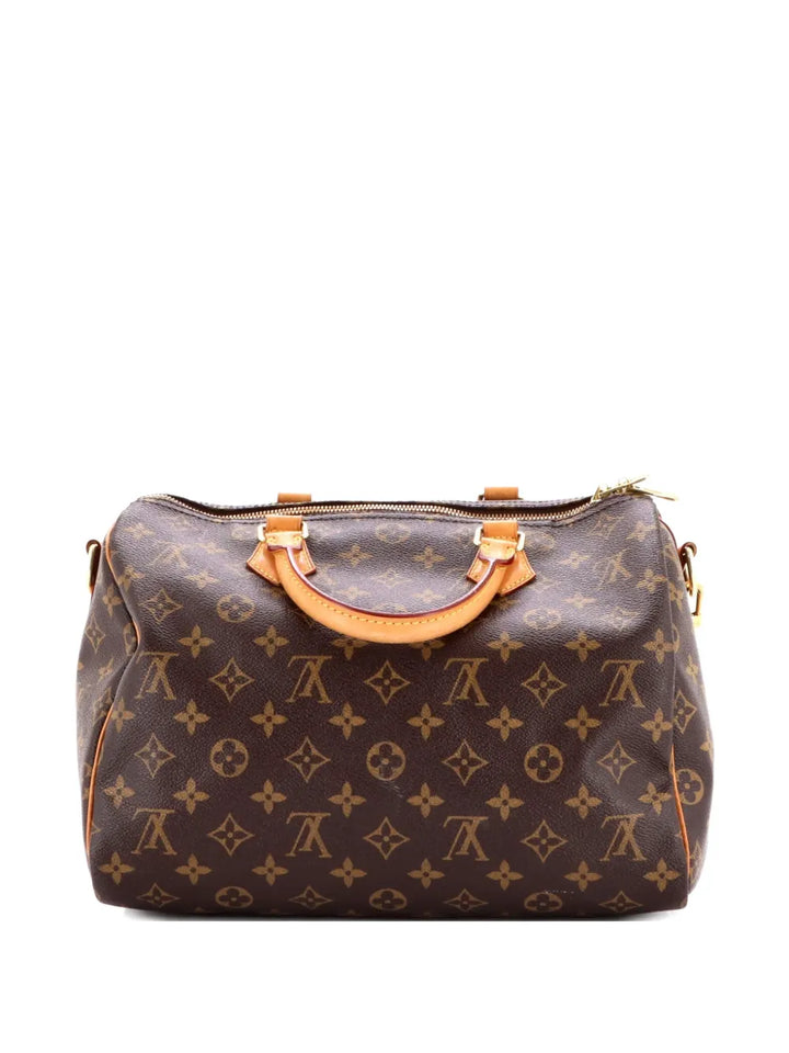 Louis Vuitton Pre Owned Speedy Bandouliere Bag Monogram Canvas 30 Shoulder Bag — Same as shown — Size One Size — Side View