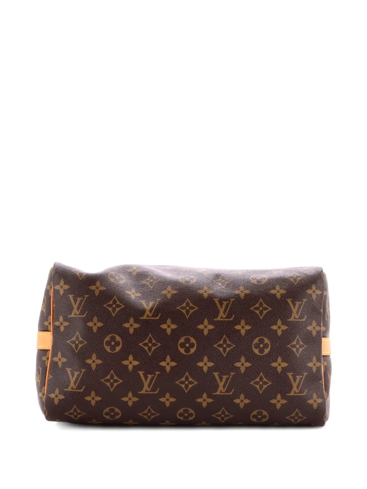 Louis Vuitton Pre Owned Speedy Bandouliere Bag Monogram Canvas 30 Shoulder Bag — Same as shown — Size One Size — Back View