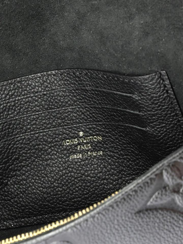 Louis Vuitton Pre Owned Ivy Wallet On Chain Monogram Empreinte Giant Shoulder Bag — Same as shown — Size One Size — Top View